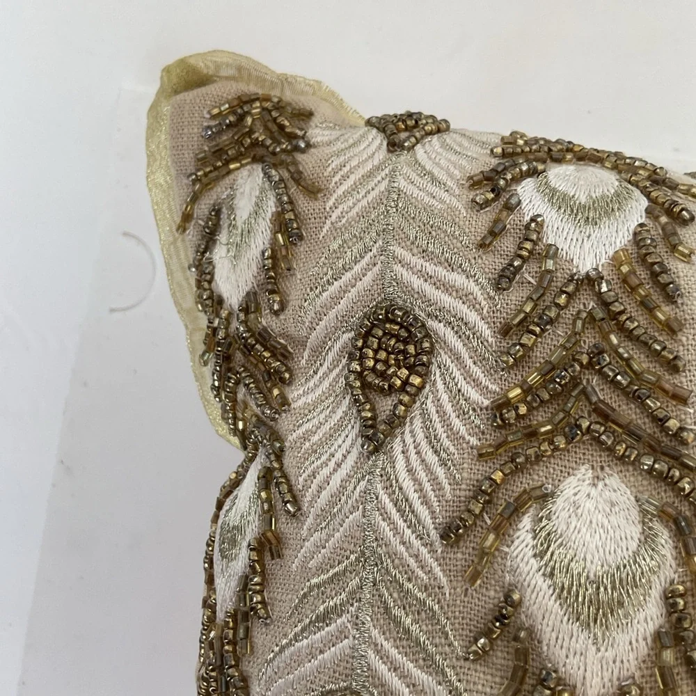 Pier 1 Beaded Pillow